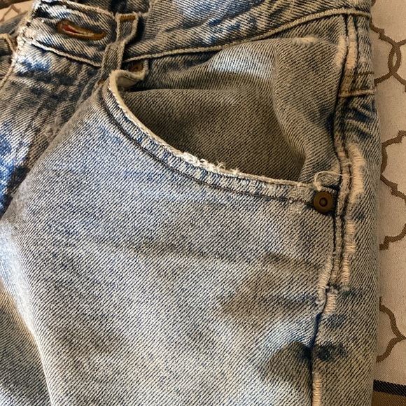 L.L Bean Blokecore Super Distressed Denim Jeans Lined size 30 - Picture 16 of 17
